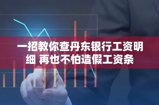 一招教你查丹东银行工资明细 再也不怕造假工资条